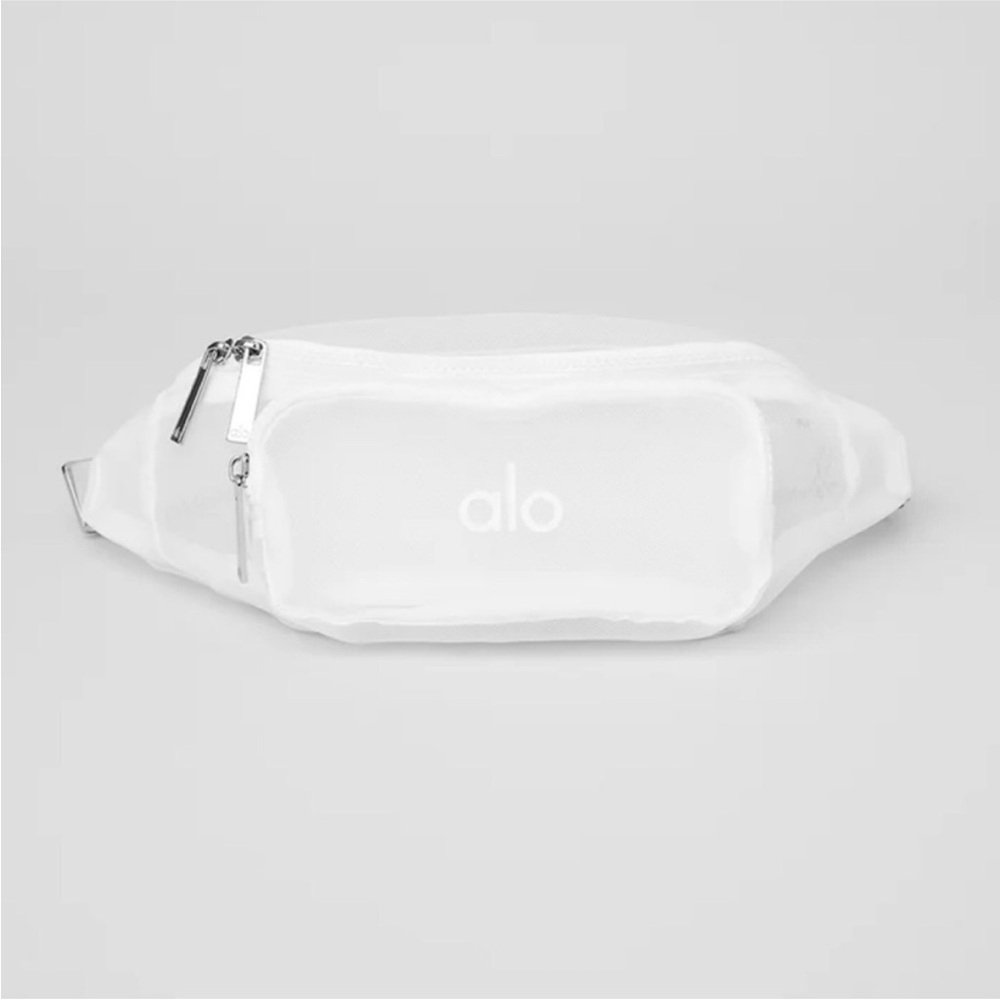 Alo Yoga Sheer Fanny Pack White Sheer - Picture 4 of 7